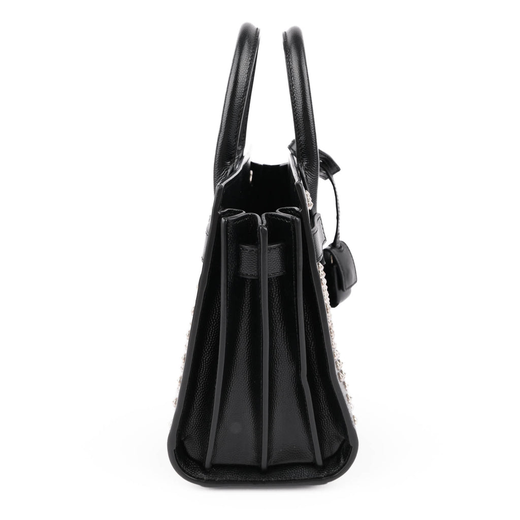 Saint Laurent Studded Nano Sac de Jour in Black Calfskin (2014 Edition) VLR3551540514