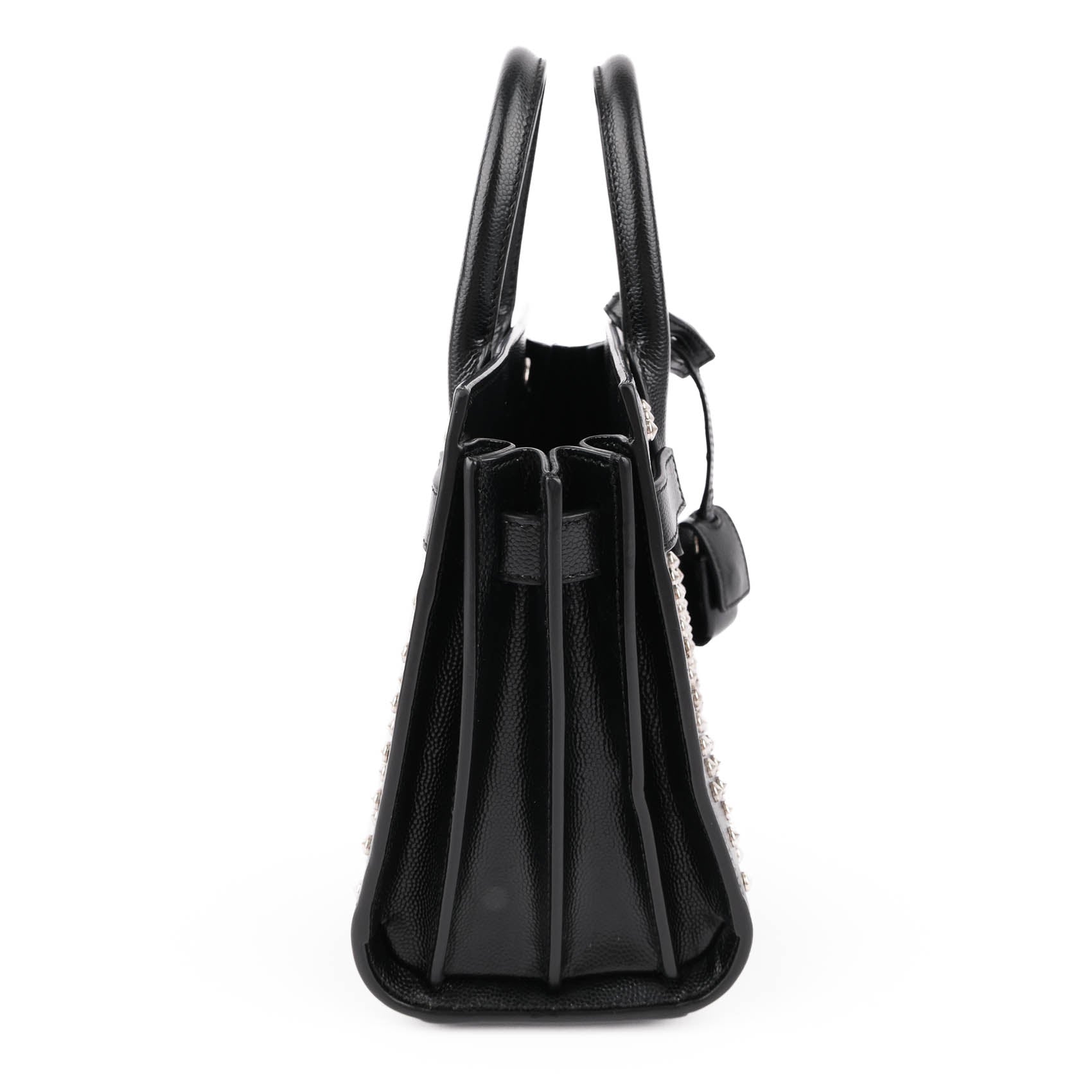 Saint Laurent Studded Nano Sac de Jour in Black Calfskin (2014 Edition) VLR3551540514