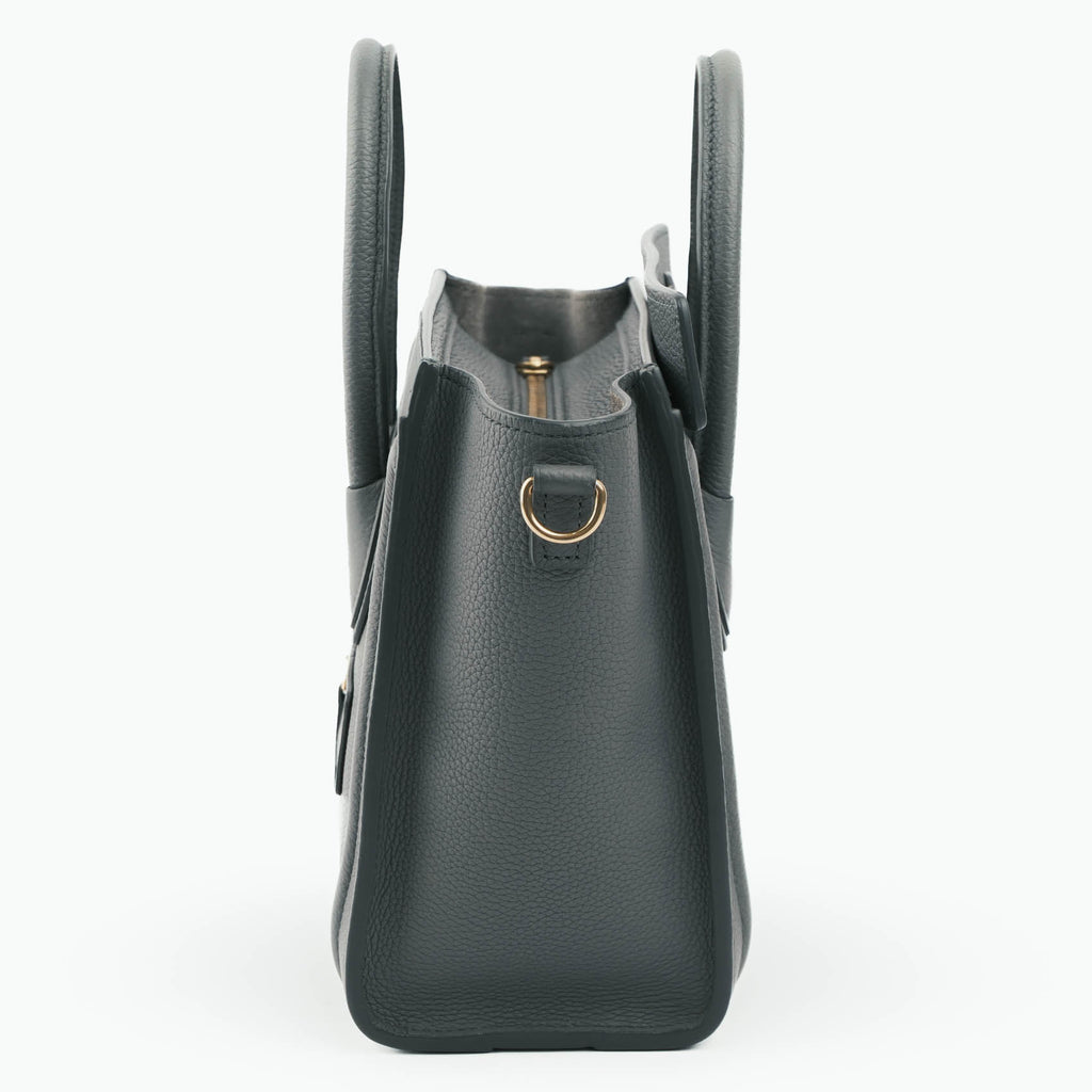 Celine Nano Luggage Bag in Drummed Calfskin