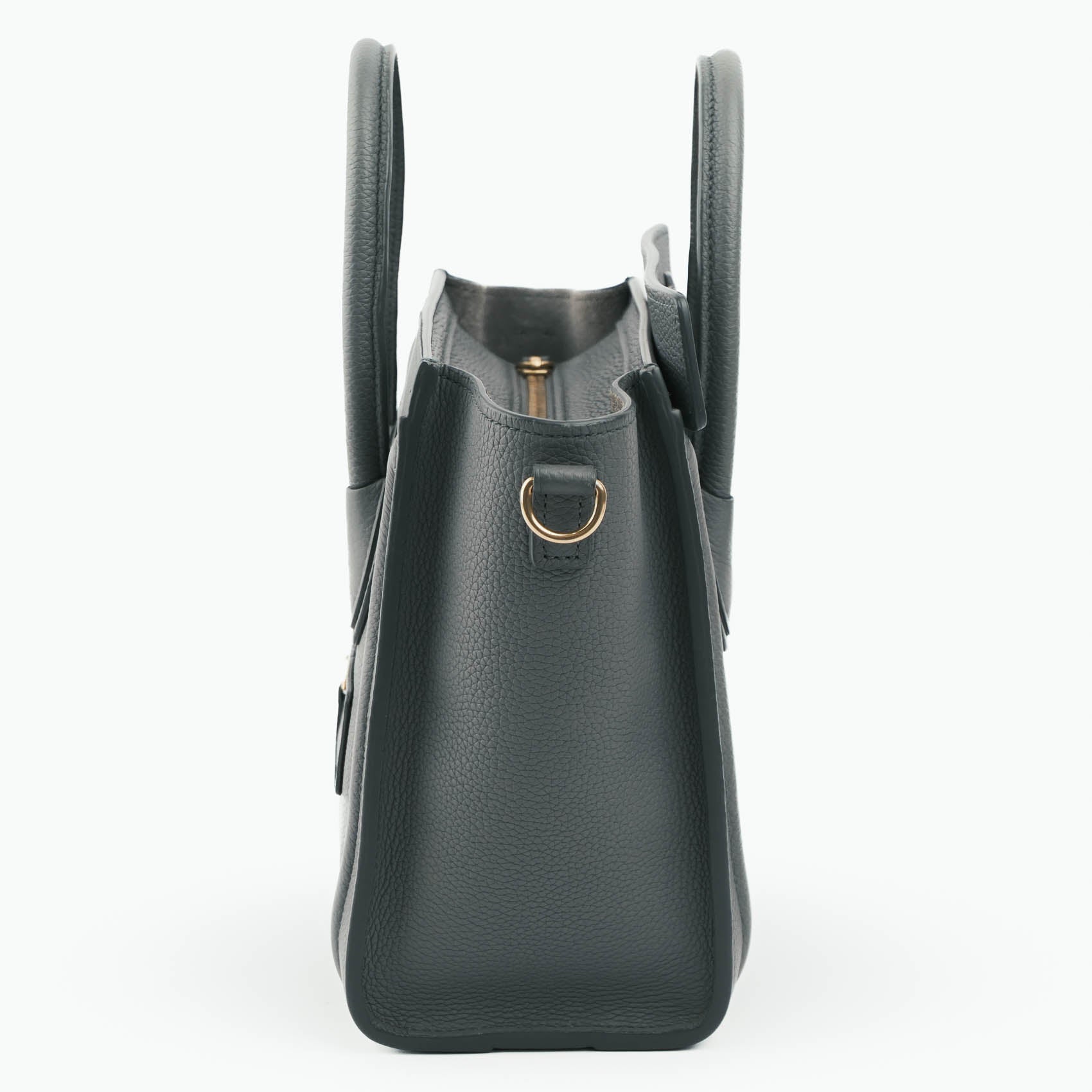 Celine Nano Luggage Bag in Drummed Calfskin