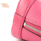 Louis Vuitton Alma BB Fuchsia Epi Leather 2-Way Bag Rank A