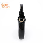 Gucci Jackie 1961 Mini Patent Leather Black Gold Hardware Rank S
