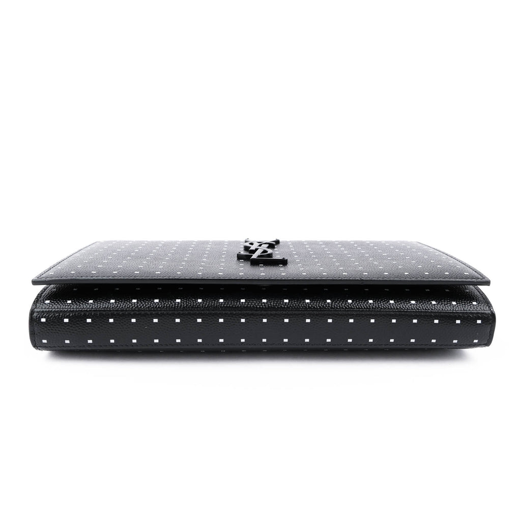 Saint Laurent Kate Medium in Polka Dot Printed Grain de Poudre Leather