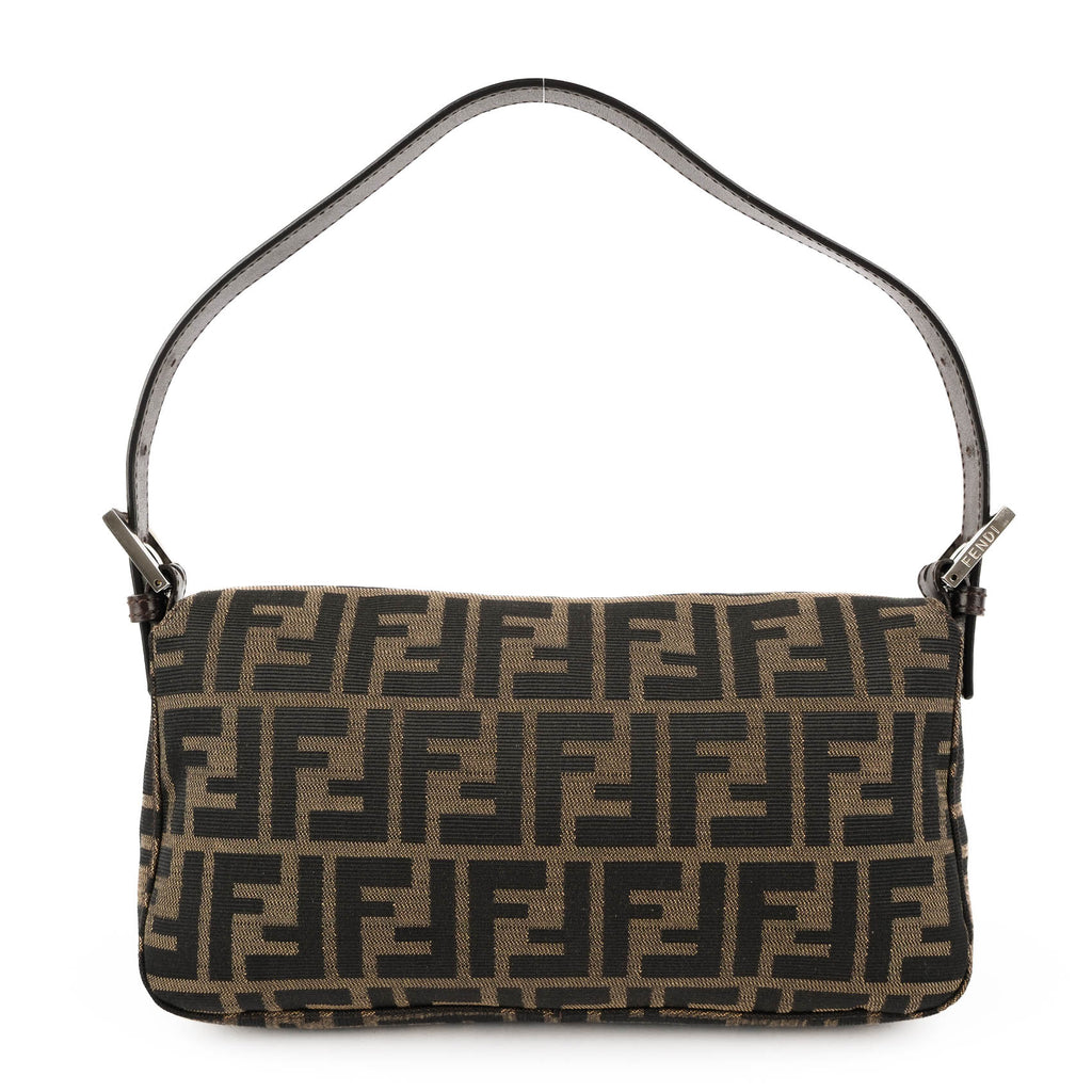 Fendi Vintage Zucca Baguette Bag Brown Canvas