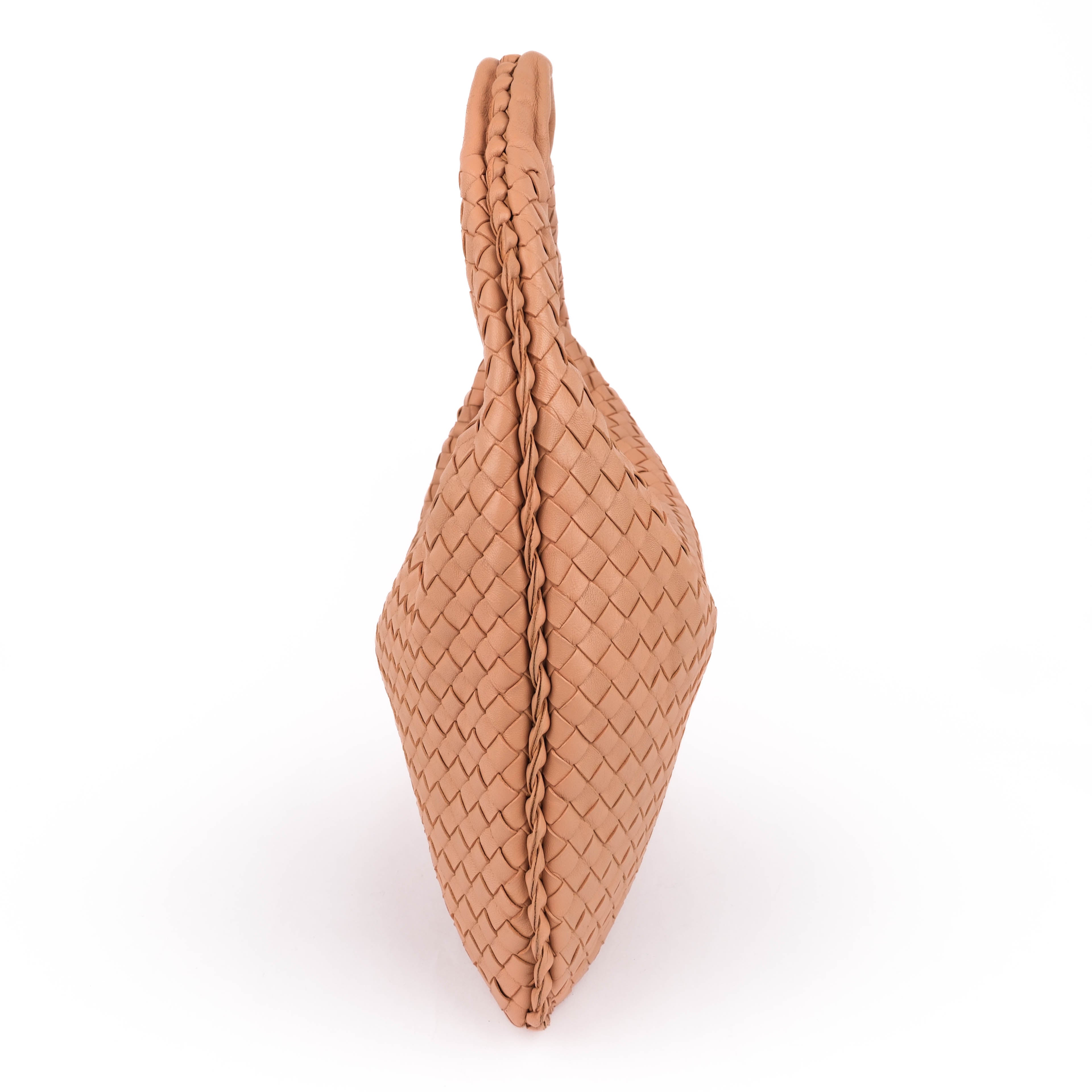 Bottega Veneta Medium Intrecciato Nappa Veneta Hobo Bag - Dusty Rose