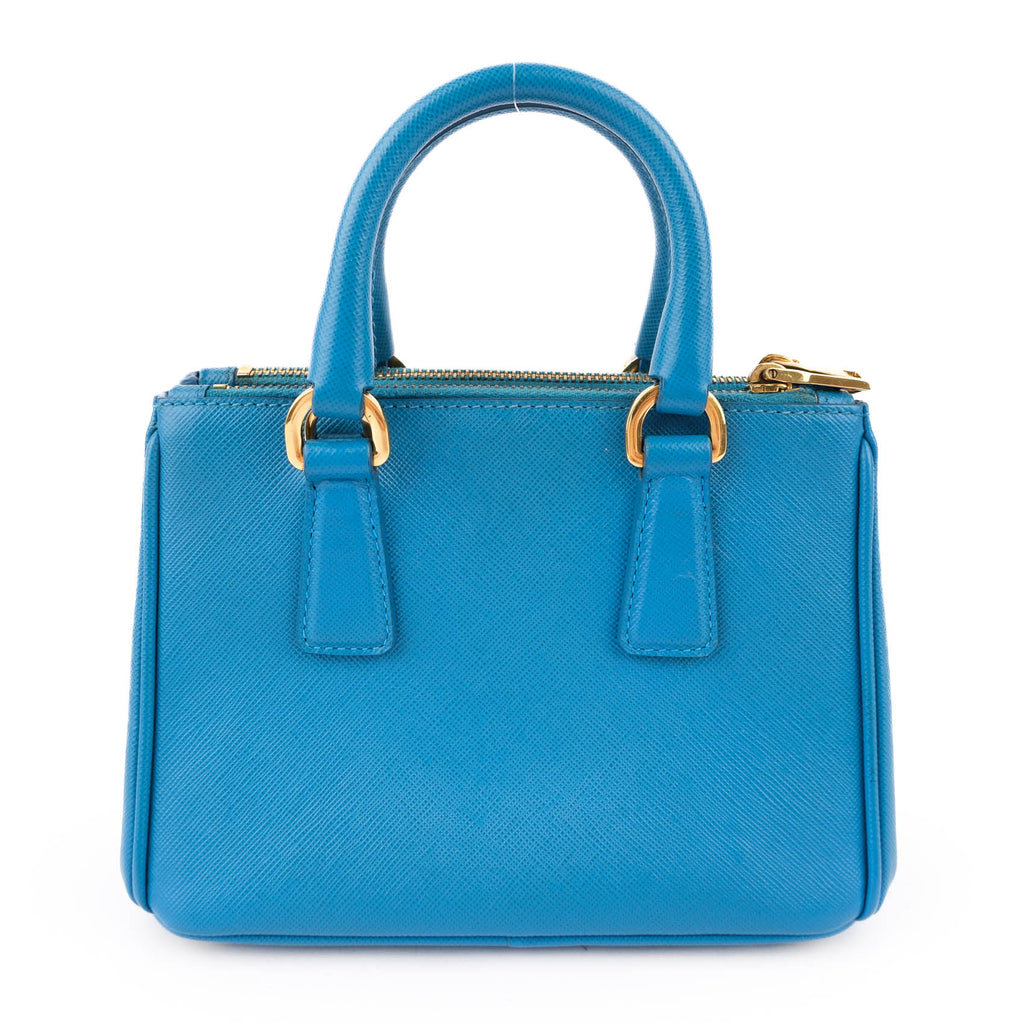Prada Galleria Saffiano Leather Mini Bag – Vibrant Blue 1BA916