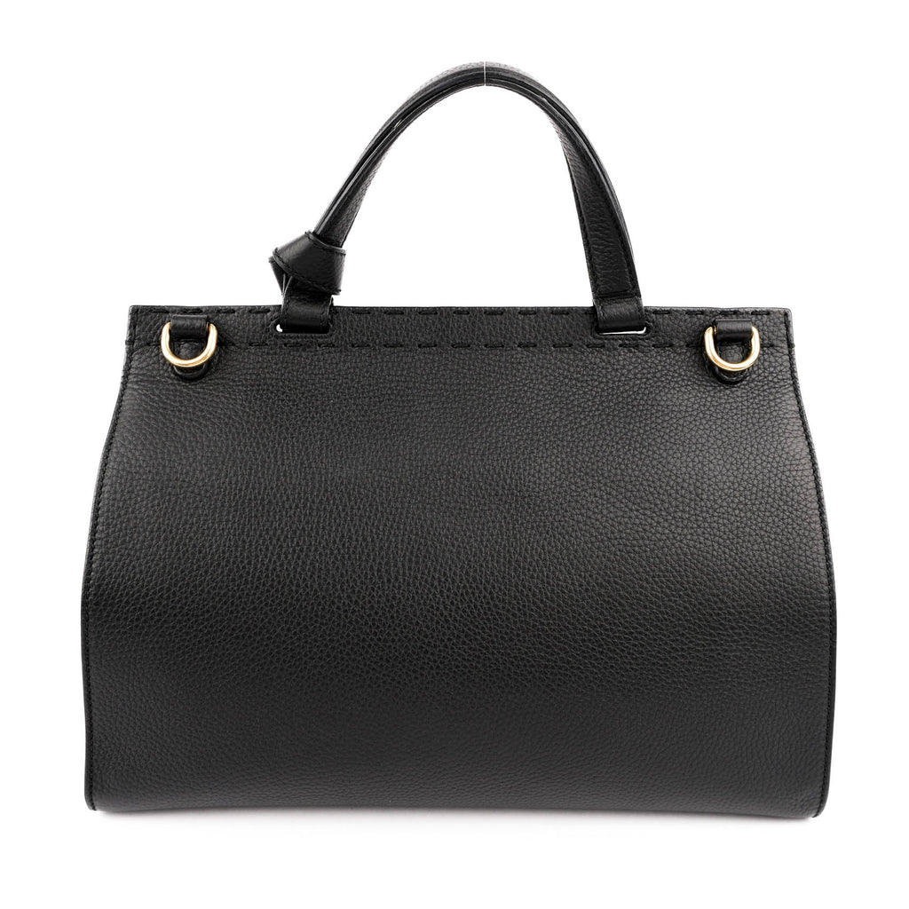 Gucci GG Marmont Pebbled Leather Top Handle Bag