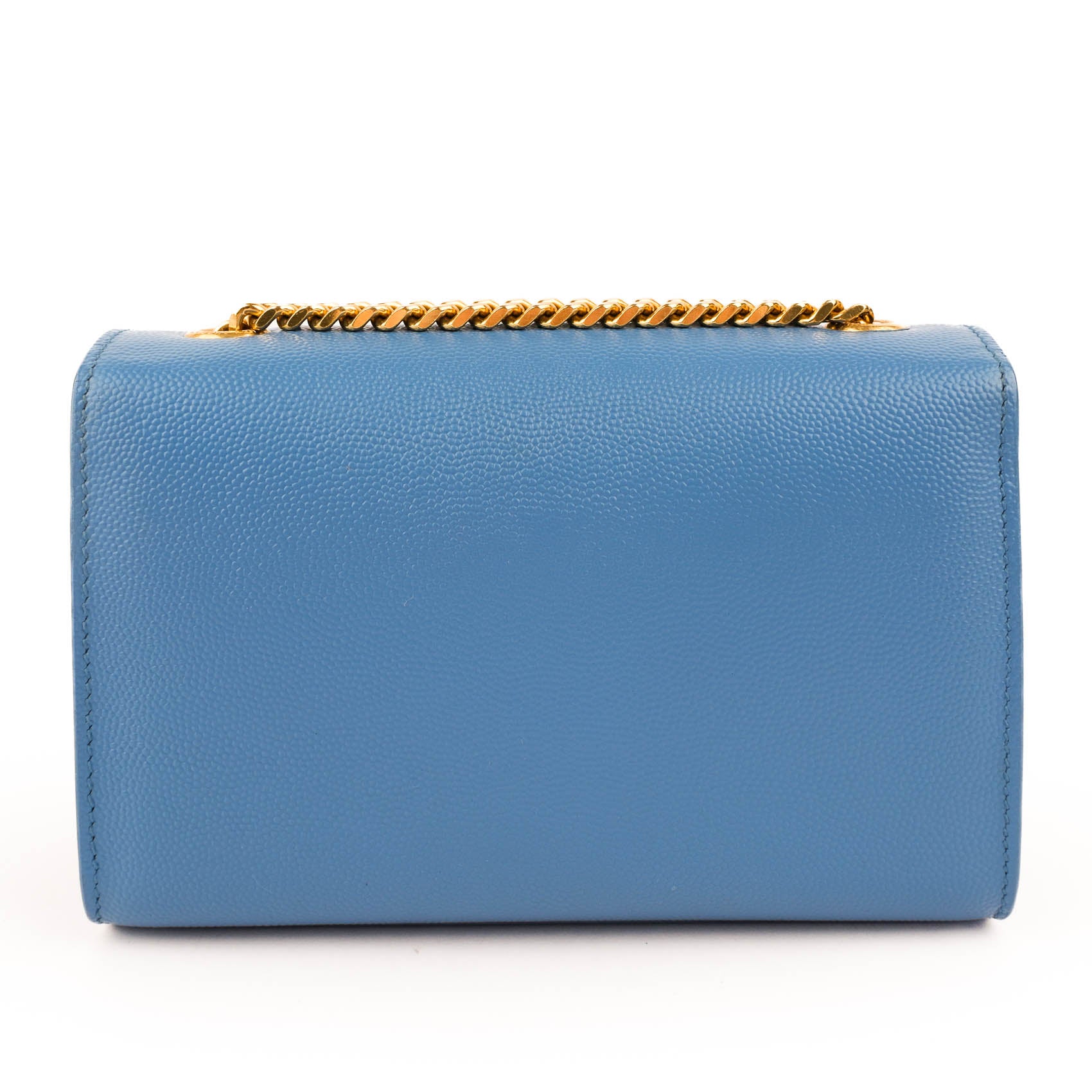 Saint Laurent Monogram Kate Mini Leather Shoulder Bag - Royal Blue