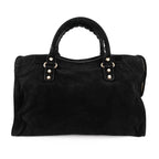 Balenciaga Giant 12 Gold City Black Suede 2-Way 281770 D94JG 1000