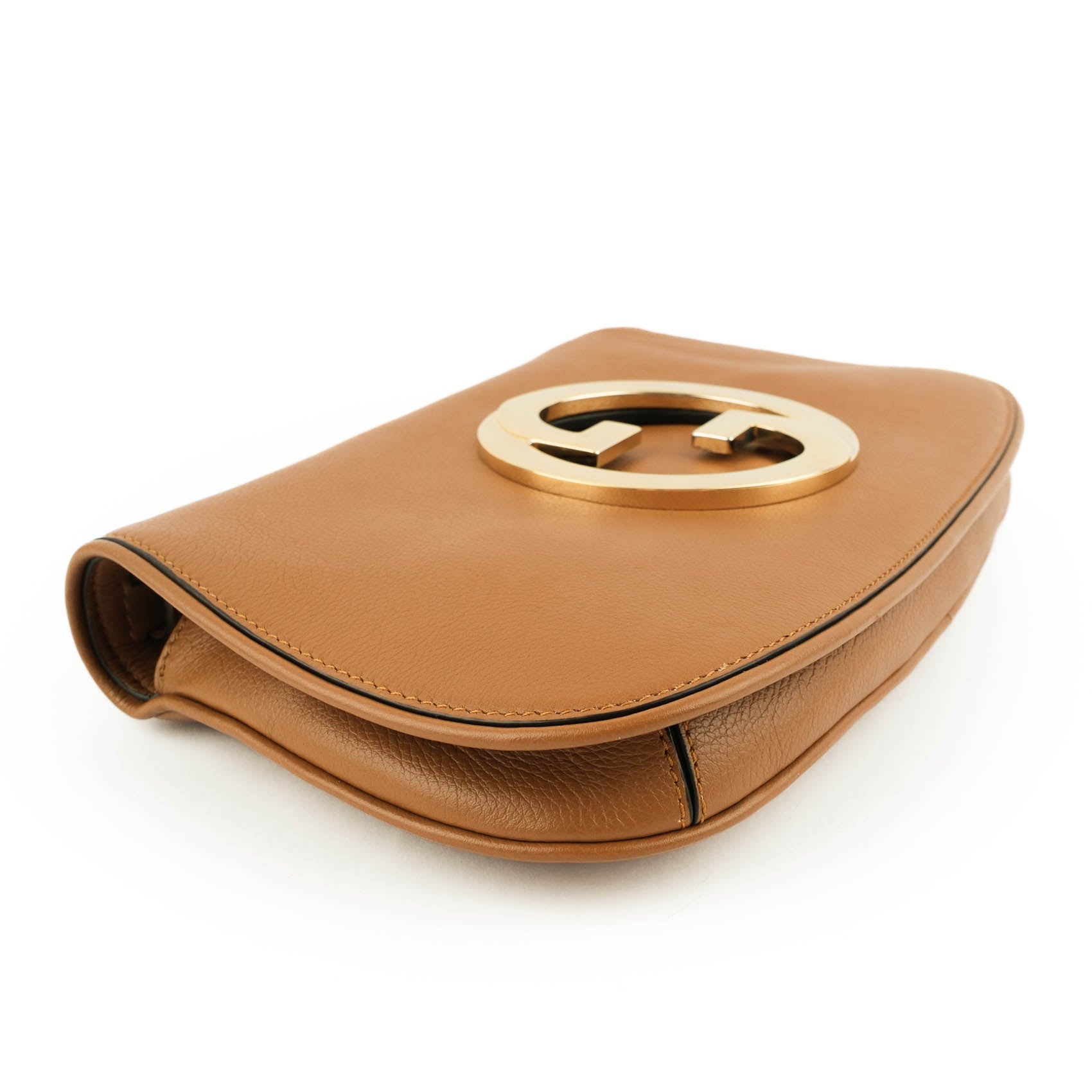 Gucci Blondie small shoulder bag in brown leather