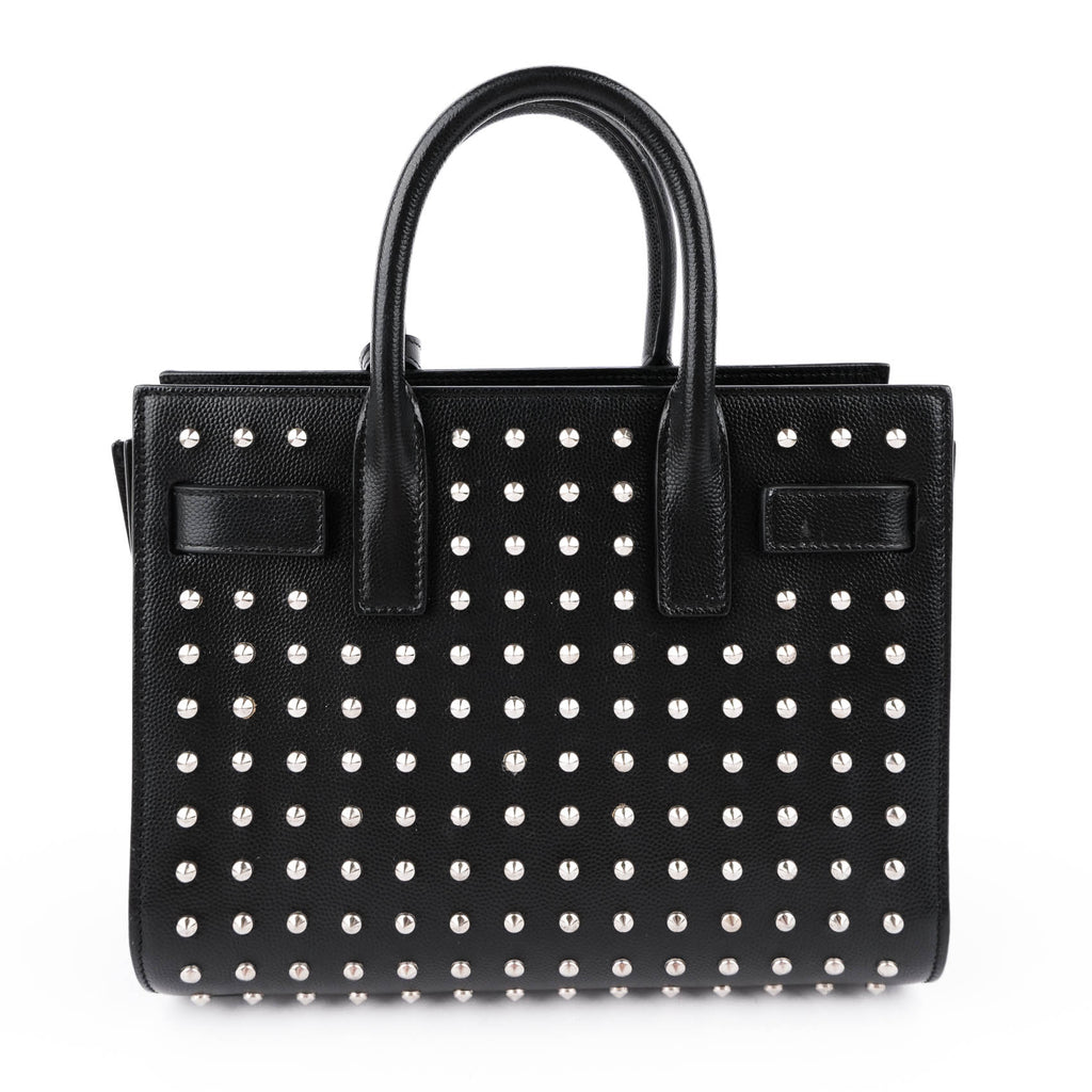 Saint Laurent Studded Nano Sac de Jour in Black Calfskin (2014 Edition) VLR3551540514