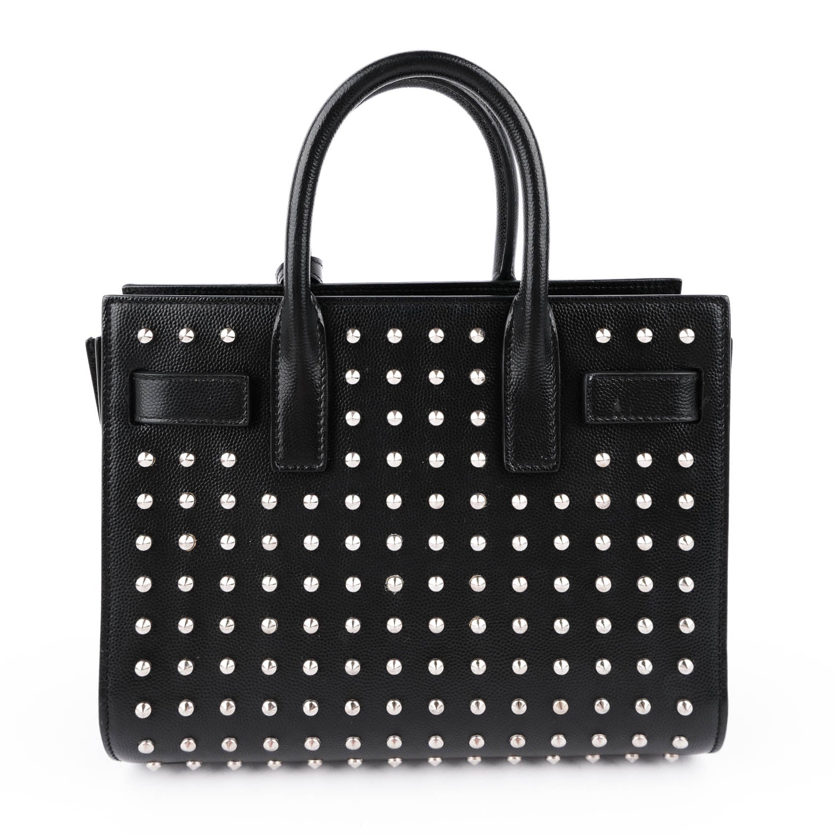 Saint Laurent Studded Nano Sac de Jour in Black Calfskin (2014 Edition) VLR3551540514