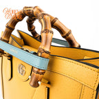 Gucci Diana Small Leather Yellow Rank S