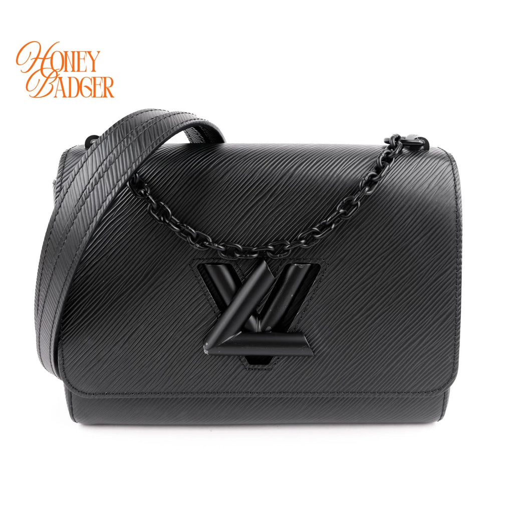 Louis Vuitton Twist MM Black Epi Leather Grade A