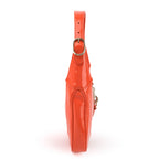 Gucci Jackie Small Shoulder Bag in Orange Patent Calfskin Leather