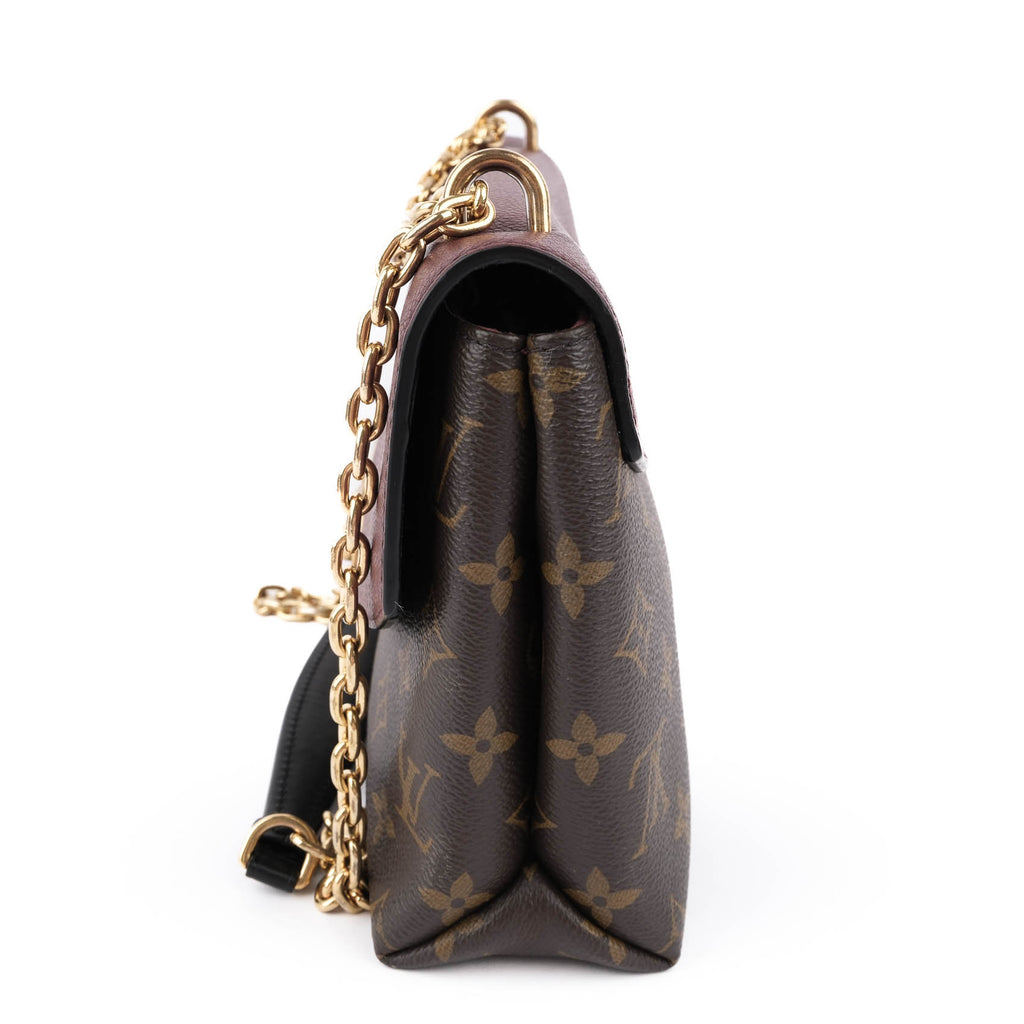 Louis Vuitton Saint Placide Monogram Canvas and Grain Leather in Bordeaux M43715