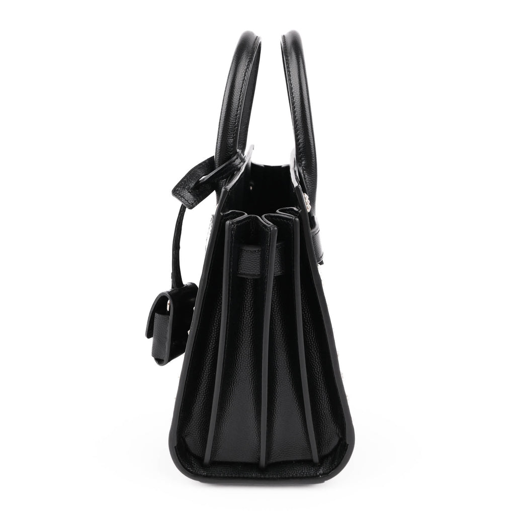 Saint Laurent Studded Nano Sac de Jour in Black Calfskin (2014 Edition) VLR3551540514