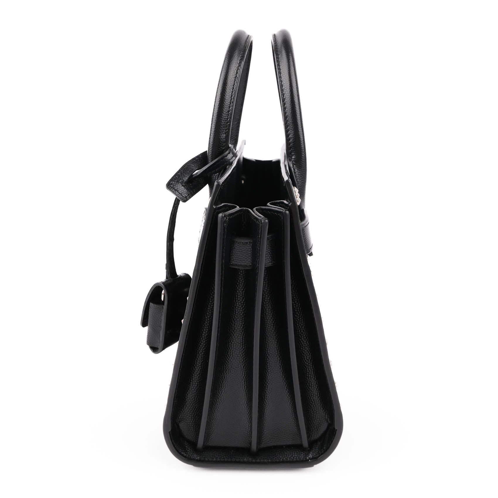 Saint Laurent Studded Nano Sac de Jour in Black Calfskin (2014 Edition) VLR3551540514