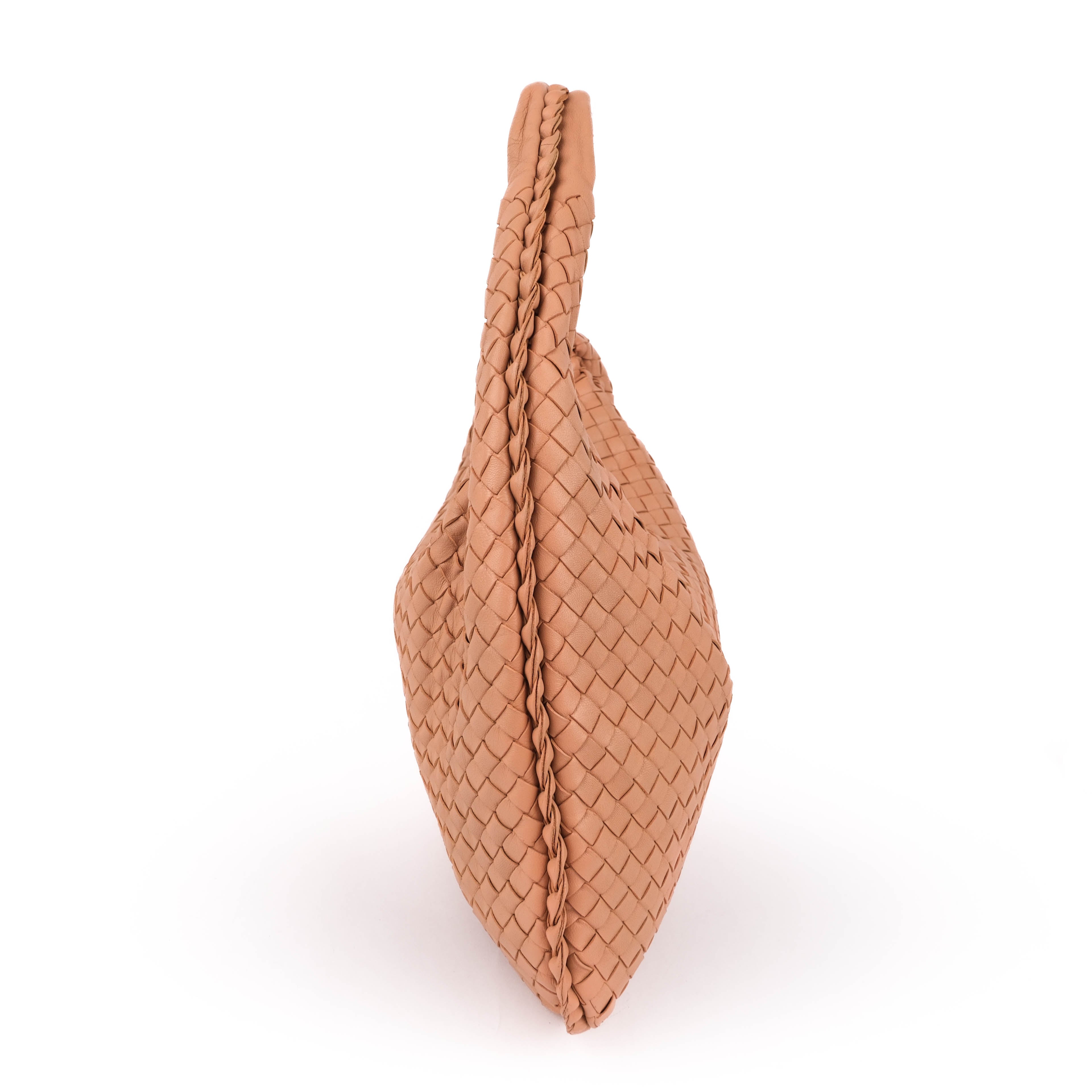 Bottega Veneta Medium Intrecciato Nappa Veneta Hobo Bag - Dusty Rose