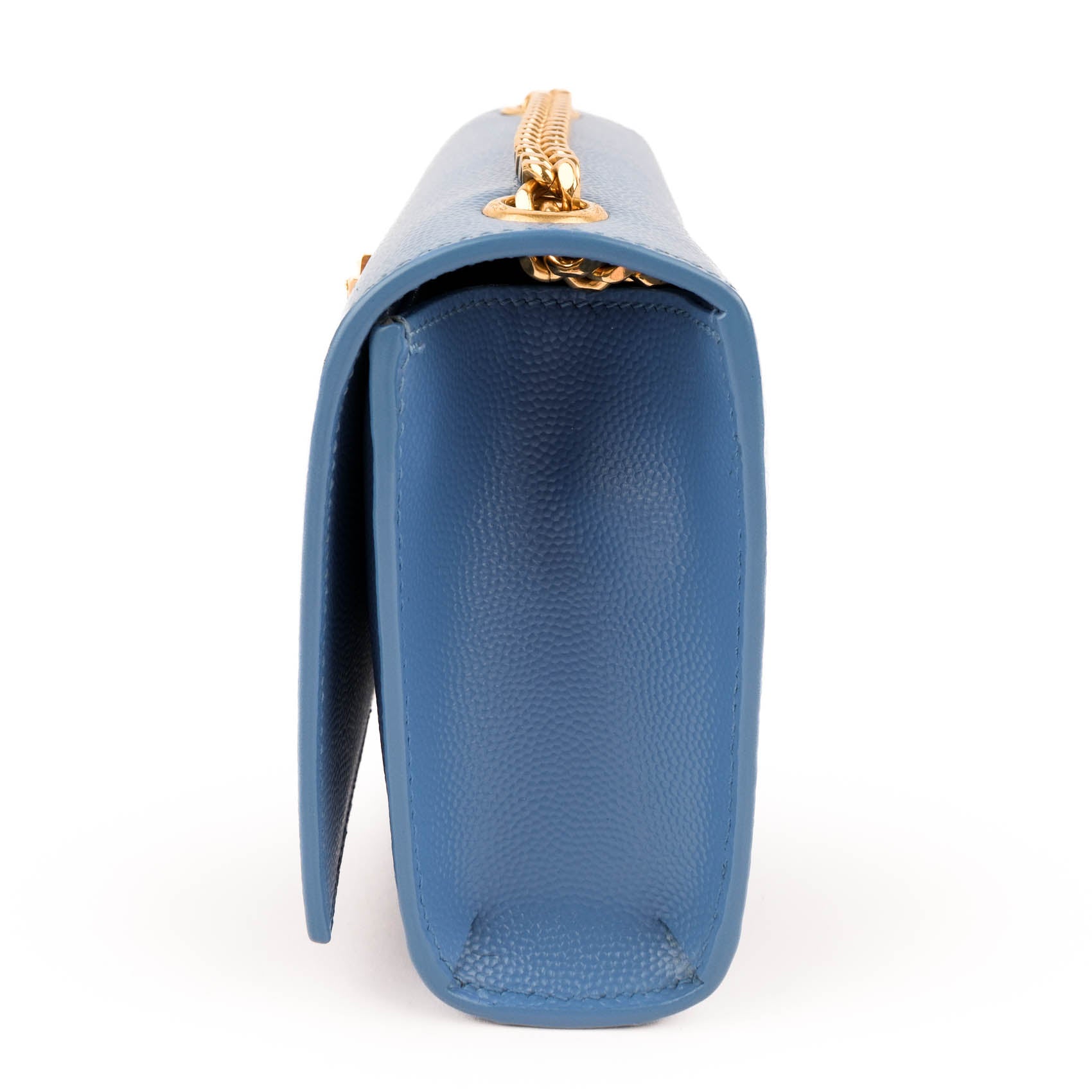 Saint Laurent Monogram Kate Mini Leather Shoulder Bag - Royal Blue