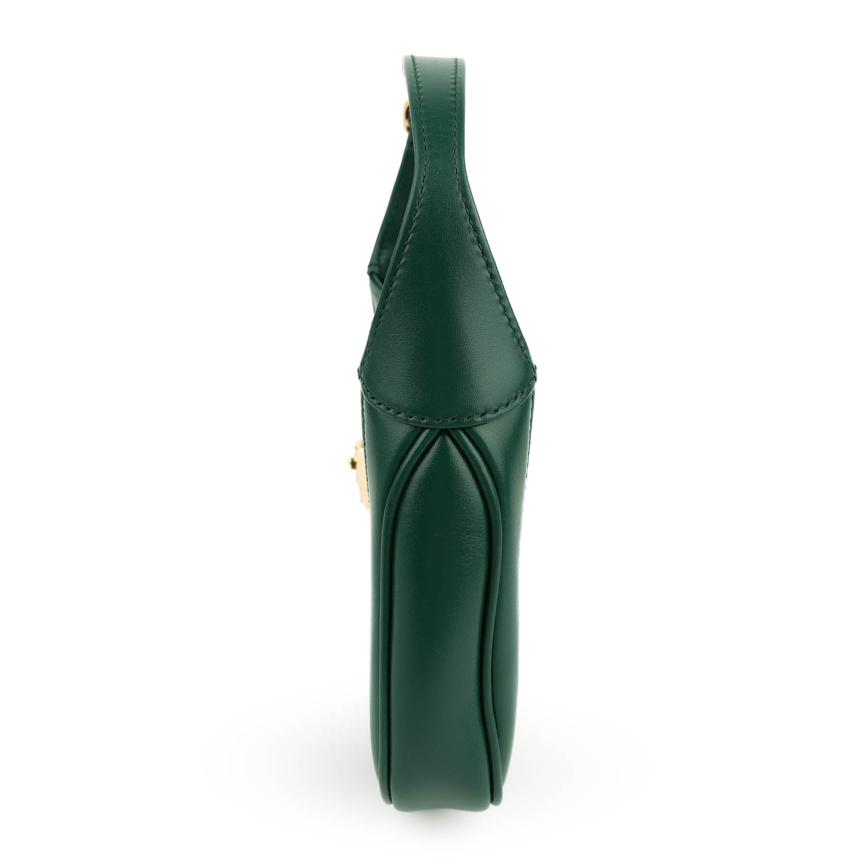Gucci Jackie 1961 Mini Shoulder Bag Smooth Leather Emerald Green Gold Hardware