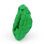 Bottega Veneta Mini Jodie Intrecciato Leather Handbag – Green
