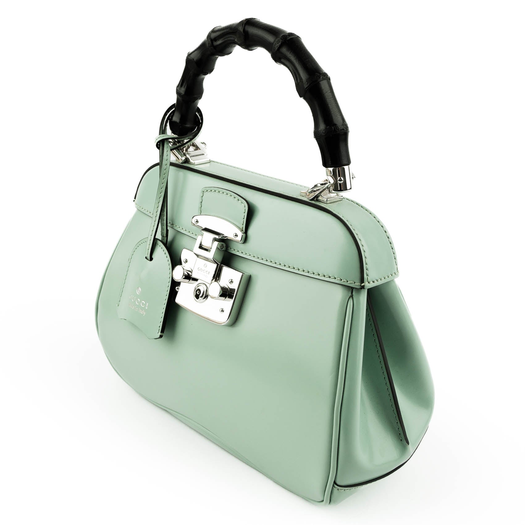 Gucci Lady Lock Bamboo Top Handle Bag