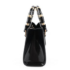 Gucci Diana Mini Bag – Black Patent Leather & Laquered Bamboo Handles