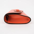 GUCCI Horsebit Mini Shoulder Bag Orange Leather Monochrome 2-Way