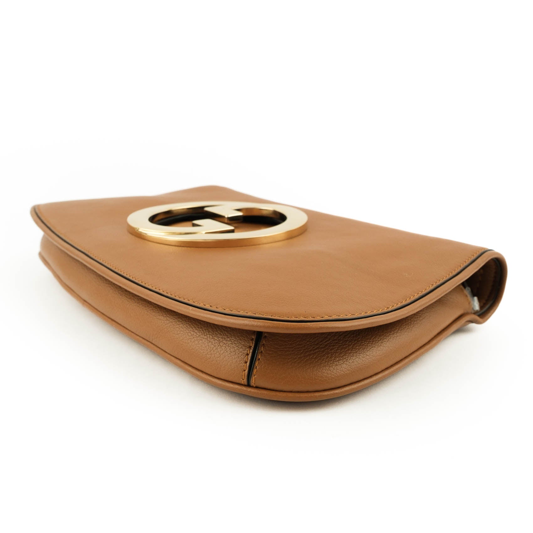 Gucci Blondie small shoulder bag in brown leather