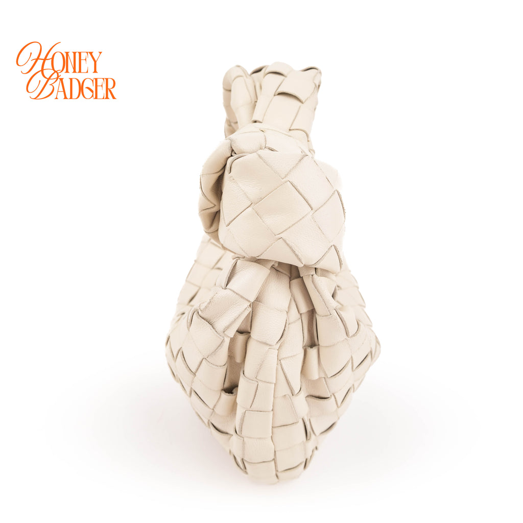 Bottega Veneta Intrecciato Nappa Mini Jodie - White