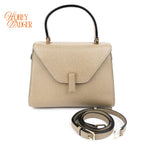 Valextra Iside Mini Millepunte Calfskin Beige Cachemire Gold Hardware Rank A