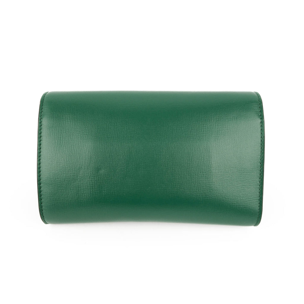 Gucci Horsebit 1955 Mini Shoulder Bag Green Leather with Strap 724713