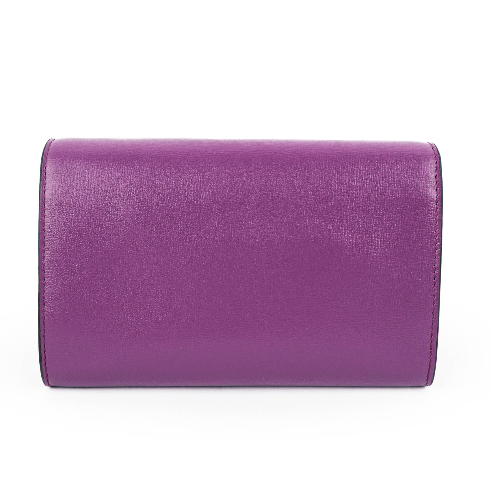 Gucci Horsebit 1955 Mini Shoulder Bag in Purple Leather