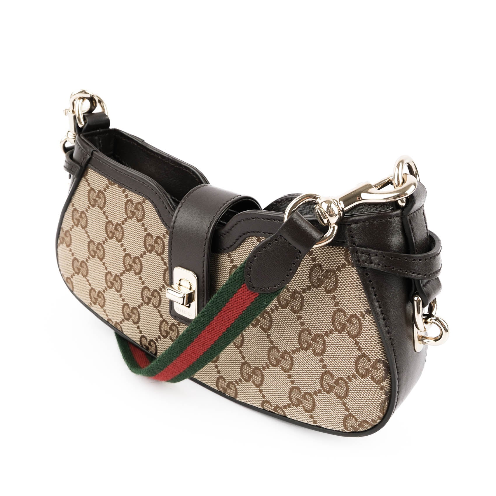 GUCCI Moonside Mini Shoulder Bag – GG Supreme & Leather