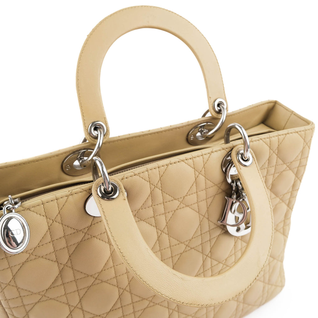 Christian Dior Lady Dior Large Cannage shoulder handbag