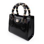 Gucci Diana Mini Bag – Black Patent Leather & Laquered Bamboo Handles