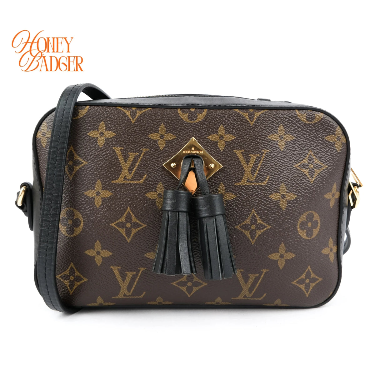 Louis Vuitton Saintonge Monogram Canvas/Black Rank A