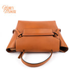Celine Belt Bag Mini Tan Brown Calfskin Leather 2-Way Bag Rank AB