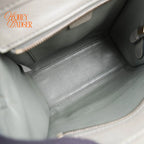 Celine Luggage Nano Smooth Leather Light Green Gold Hardware Rank A