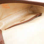 Fendi Baguette Medium FF Zucca Jacquard Canvas Navy Camel Gold Hardware Rank A