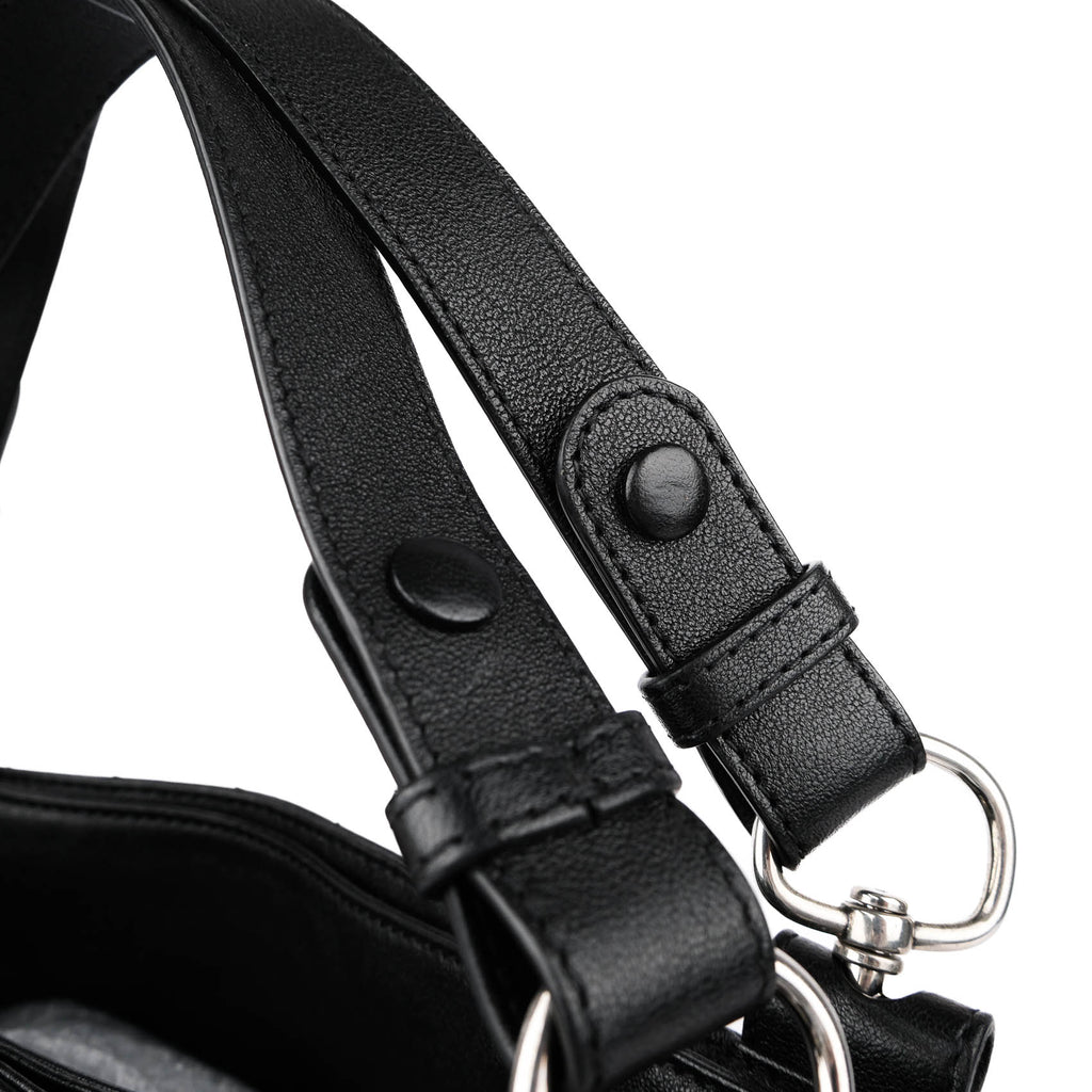 Gucci Blondie Leather 2 Way Handbag Black