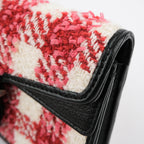 Gucci Dionysus Super Mini Tweed Bag - Red & White Check