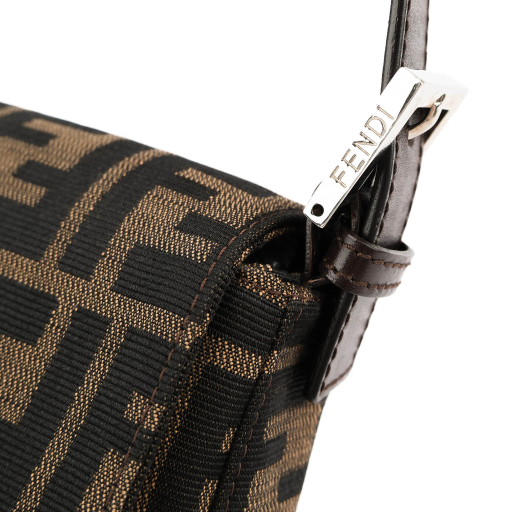 Fendi Vintage Zucca Baguette Bag Brown Canvas