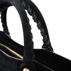 Balenciaga Giant 12 Gold City Black Suede 2-Way 281770 D94JG 1000