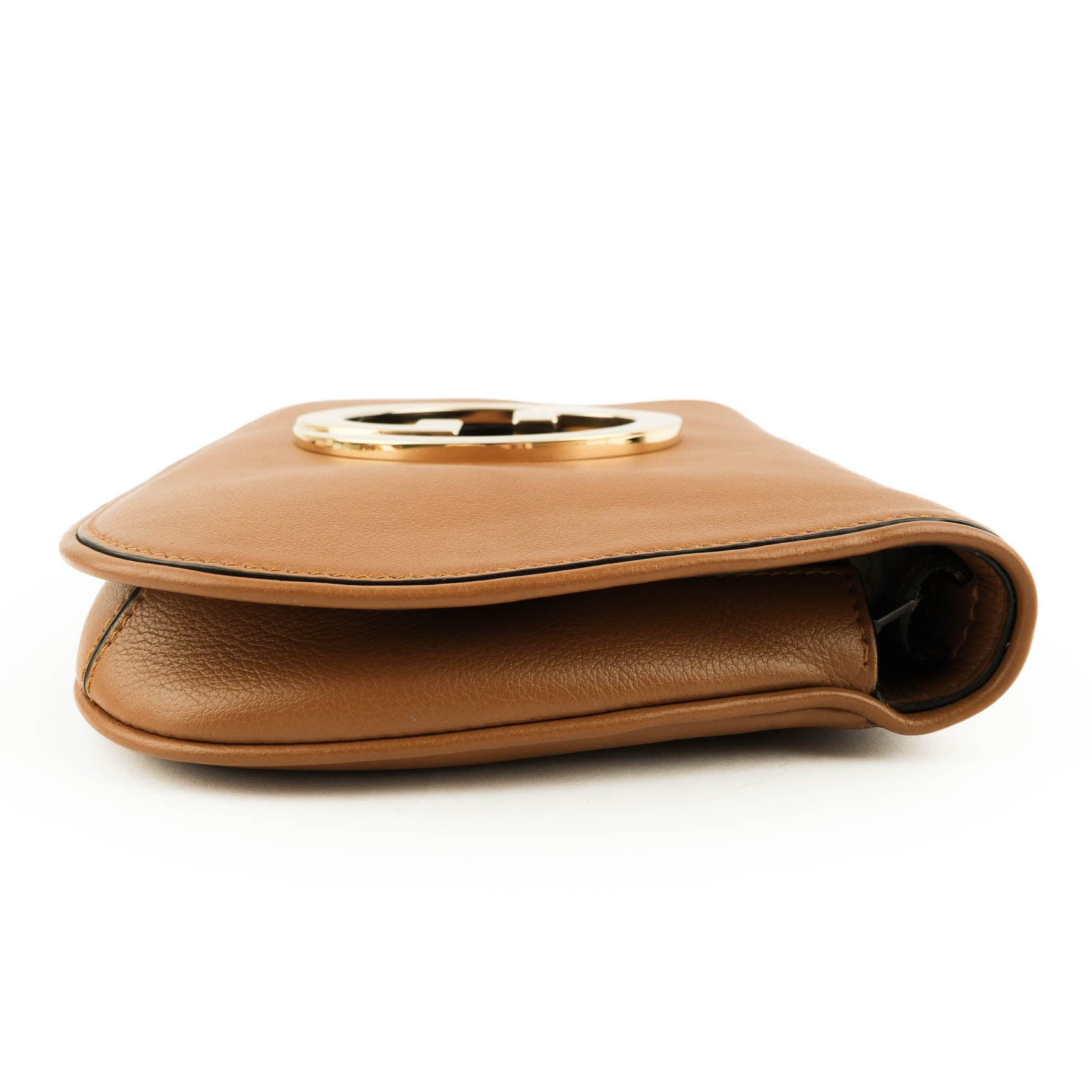 Gucci Blondie small shoulder bag in brown leather
