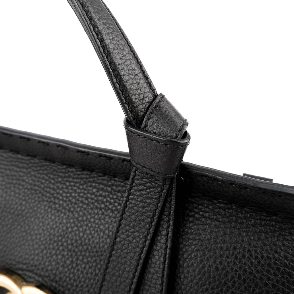 Gucci GG Marmont Pebbled Leather Top Handle Bag