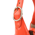 Gucci Jackie Small Shoulder Bag in Orange Patent Calfskin Leather