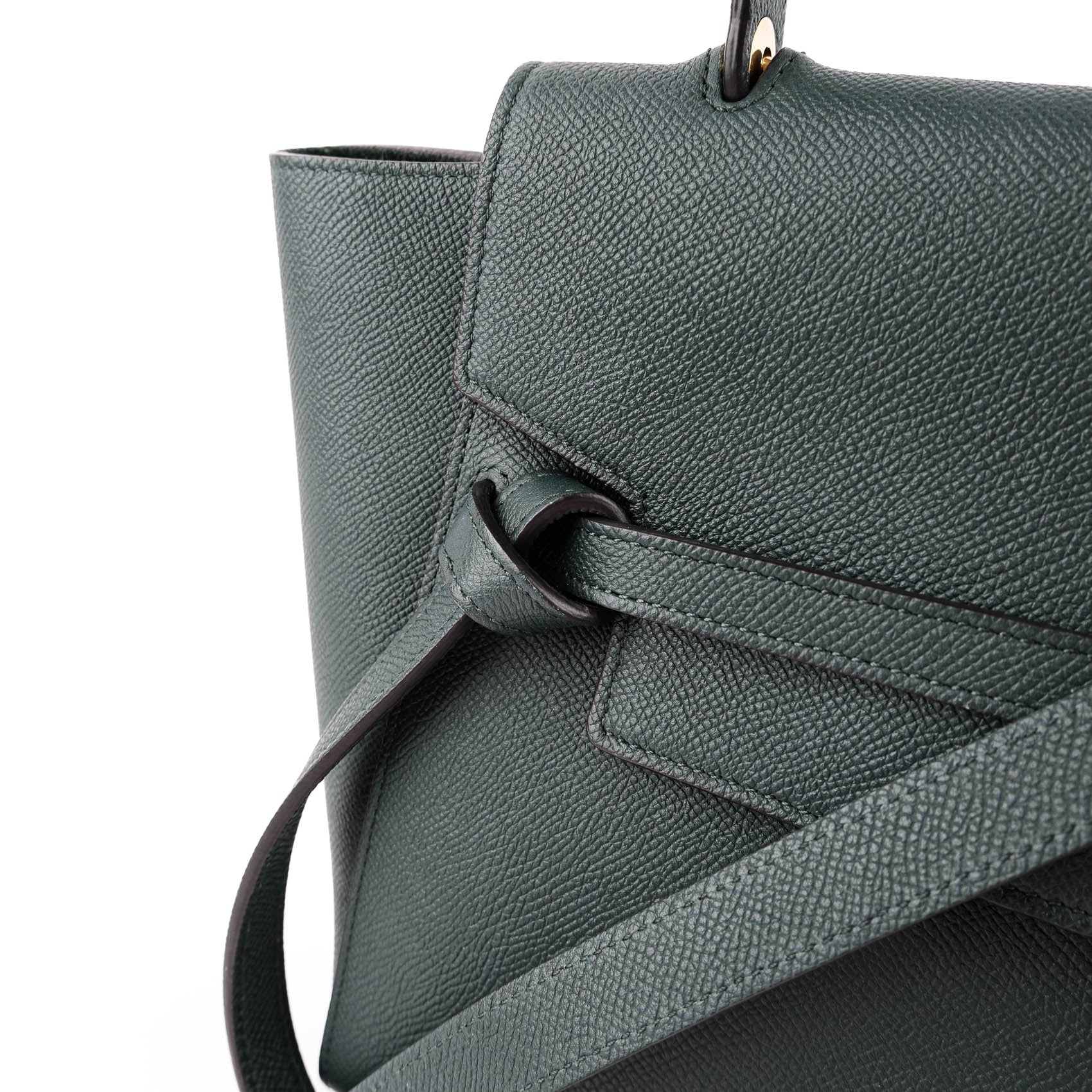 Celine Belt Bag Micro Leather Handbag, Green