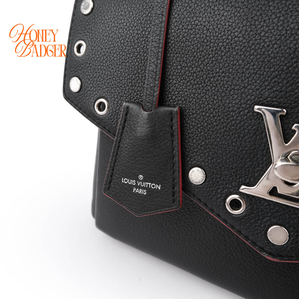 Louis Vuitton Lockme II BB Studs Calfskin Black 2WAY Shoulder Bag M53507 RFID